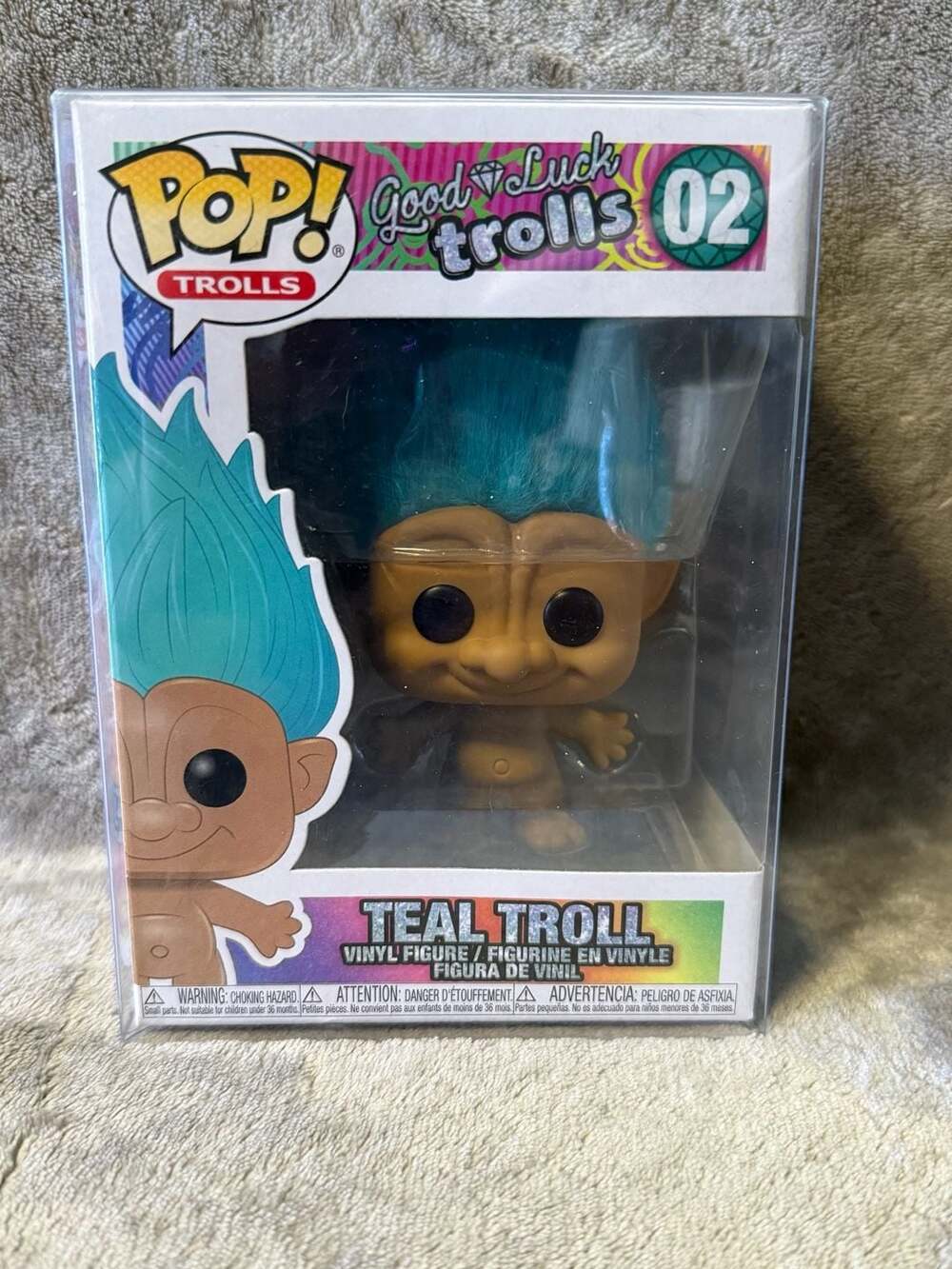Funko Pop! Good Luck Trolls Teal Troll #02 Vinyl Figure